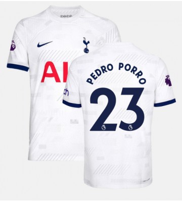 Tottenham Hotspur Pedro Porro #23 Replika Hjemmebanetrøje 2023-24 Kortærmet